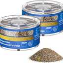 Shower Filter for Sprite, 2 Pack Shower Head Filter Replacement Compatible with Sprite Showers, Shower Water Filter Replacement Cartridge (12-Month Supply)