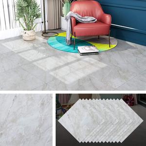 Livelynine 16-Sheet Light Grey Peel and Stick Floor Tile Waterproof 12X12 Vinyl Flooring Tiles for Kitchen Self Adhesive Floor Tiles Sticky Bathroom Flooring Laminate Linoleum Bedroom Renter Friendly (16 tiles, Light Gray)