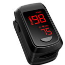 Fingertip Pulse Oximeter- Mini Oximeter Oxygen Saturation Monitor for SpO2/Heart Rate/PI, with Auto Graph Display/Alarm/Dedicated App, Compatible with iOS&Android Black