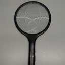 YISSVIC Electric Fly Swatter Bug Zapper Racket 4000V LED Screen Dual Modes Fly Zapper Rechargeable for Indoor Home Office Backyard Patio Camping (Black-1 Pack)