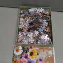 Floral Bouquet 500 Piece Jigsaw Puzzle for Adults Colorful Wildflowers & Vases Puzzle - Premium Art Puzzle for Adults, Family or Seniors - 15"x23" Challenging Puzzle with Poster