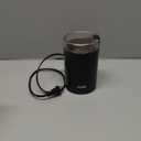 Kaffe One-Touch Coffee Grinder Electric w/Cleaning Brush (3 oz) - Coffee Grinders for Home Use - Up to 12 Cups of Coffee per Grind - Easy On/Off Coffee Bean Grinder - Black