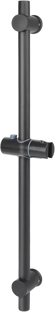 NearMoon Shower Slide Bar with Height/Angle Adjustable Handheld Shower Holder, Bathroom SUS 304 Stainless Steel Shower Head Holder for Bath (Screw Mounted, Matte Black)