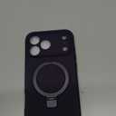 IYH Magnetic Case for iPhone 17 Pro Max 6.9" with Invisible Stand [16FT Military Protection] Liquid Silicone Cover, Purple