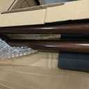 Curtain Rod,Window Curtain Rods for Windows Easy Installation,Adjustable Decorative Curtain Rod 3/4 Inch Diameter Single Window Curtain Rod Set, 66 to 120 Inches, Brown