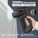 Neakasa Magic 1 Vacuum Steamer, Handheld Travel Garment Steamer for Clothes, 2300Pa Suction for Clothes Grips, Steamer Iron 2 In 1, For 110-120V Use (Grey)