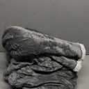 Westinghouse Electric Snuggle Throw Blankets with Foot Pocket, Wearable Heated Blanket with Sleeves, 6 Heating Levels & 2 to 10 Hours Heating Time Settings, 50 x 70"+18", Light Grey