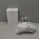 Sweetude 24 Pcs Volleyball Clear Treat Bags with Handles Bulk Volleyball Goodie Bags Sport Theme Party Gift Favor with Pink Bow Ribbon for Girl Youth Team Snack Birthday Gifts 7.9 x 7.9 Inch