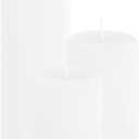 3-Pack White Pillar Candles Bulk Set - 2x3, 2x4, 2x6 Inch Unscented Dripless Pillar Candles for Weddings, Home Decor & Centerpieces - Clean Burning Smokeless Decorative Candles