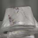 10x10ft Wrinkle Free White Backdrop Curtain for Parties Soft Fabric Drapes Wedding White Curtain Backdrop for Birthday Party Decorations Background for Photography 5x10ft, 2 Panels, 4 Pack