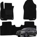 WENNEBIRD Carpet Floor Mats for Honda CR-V 2017-2022, 3Pc