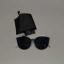 Livho Polarized Sunglasses, Retro & Oversized Shades for Women with Round Lenses Blue/Blue
