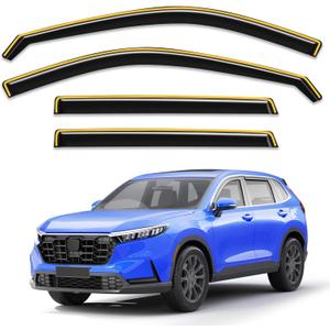 in-Channel Rain Guards Fit for Honda CR-V CRV 2023 2024 2025 Window Rain Guards Visors Vent Visors Window Deflector Vent Shades Car Accessories -4 pcs