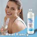 EDR1RXD1 Refrigerator Water Filter Replacement Compatible with W10295370A, WHR1RXD1, KAD1RXD1, EDR1RXD1B, Filter 1, P8RFWB2L, P4RFWB, 46-9930, 46-9081 Refrigerator Water Filter, 3 Pack