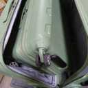 Traveler's Choice Pagosa Hardshell Expandable Luggage with Spinner Wheels, Green, 2-Piece Set (22/26)