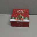 NORVENCE Christmas Candles, Scented Candle Gift Set of 4, Holiday Candles for Women and Men, Perfect Christmas Gifts for Women (Cinnamon, Pine, Vanilla, Jasmine, 14.4 oz)