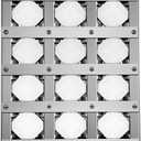 510-1025 Briquette Tray for Alfresco Grill Parts,9 3/4 Inch Radiant Tray Assembly for Alfresco Artisan ARTP32,ARTP36,AAEP26,AAEP32,AAEP36 with Ceramic Rods