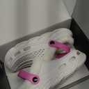 Women's and Men's Fur Lined Clogs Warm Fuzzy Slippers Winter Garden Shoes Slip-on Sandals Indoor Outdoor Slippers Pink, Size 40-41, 260 MM