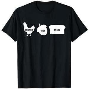 Funny Chicken Nut Bread Filipino Joke Tagalog T-Shirt L