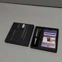 umoven Minimalist Wallet for Men, Slim Aluminum Metal Money Clip Card Holder, Pop-Up Card Case, RFID Blocking Mens Wallet with ID Window, Front Pocket Wallet for Men(Black)