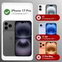 GONEZ Magnetic for iPhone 17 Pro Case, [Compatible with MagSafe] Anti-Scratch Microfiber Lining & Screen Protector, Silicone Camera Control, Shockproof Slim Phone Cover 6.3 inch, Pastel Pink