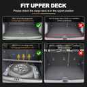 AOMSAZTO Cargo Liner Custom Fit for Ford Bronco Sport 2026 2025 2024 2023 2022 2021- All Weather Protection Automotive Trunk Floor Mat - Waterproof Cargo Mat for Bronco Sport