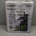 EanOruus Cold Press Juicer, 5.8" Wide Feed Chute Juice Extractor Machine with 400W, High Juice Yield, Slow Masticating Juicer for Whole Vegetables & Fruits, Dark Grey