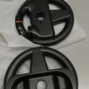 Orzly Steering Wheels  Compatible with Switch 2 (2025 Console)  Twin Pack Racing Wheel Accessories for Joy-Con Controllers and MarioKart Racing Games (2 Black Wheels) Gift Boxed