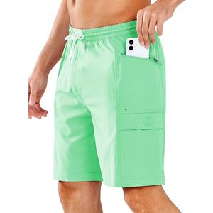 NORTHYARD Mens Swim Trunks Board Shorts 9 Inch Bathing Suit Swimwear Quick Dry Beach Short with Zipper Pocket - No Mesh Liner 3XL