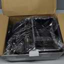 Big Center Console for Cars, Trucks, Minivans, SUVs, with 2 Adjustable Cup Holders for Car, Back Bench and Front Seat or Floor, Universal Center Console Organizer (Black)