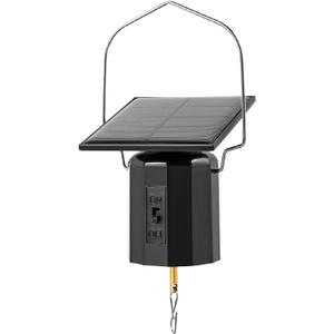 SolarPowered Wind Spinner Motor, Rotating Solar Energy Operated Motor for Wind Chimes and Sun Catchers, Hanging Display for Garden, Yard, Patio, Lawn Outdoor Decor, Supports Up to 4 lbs (Solar Motor)