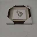 10"x10" Framed Tile - Vintage Floral Yellow Dandelion Flowers Botanical Art Illustration Vintage Art