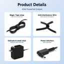 ROLADA 45W Laptop Charger Compatible with Acer Aspire 5 A515-55 A515-44 A515-46 A515-54 A515-56 A515-56T A514-52 A517-52: A515-44-R41B A515-46-R14K A515-54-37U3 A515-55-75NC Power Supply Adapter Cord