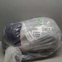 HYMOKEGE Navy Blue Oversized King Comforter Set Seersucker 7 Pieces, All Season Luxury Bed in a Bag for Bedroom, Bedding Set with Comforter, Sheets, Pillowcases & Shams