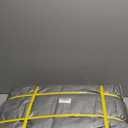 Tarp Waterproof Heavy Duty, 14 Mil Sliver Thick Waterproof Poly Tarp for Outdoor Camping Pool Car Tent, Rip and Tear Proof Tarpaulin with Grommets and Reinforced Edges (30'X40')