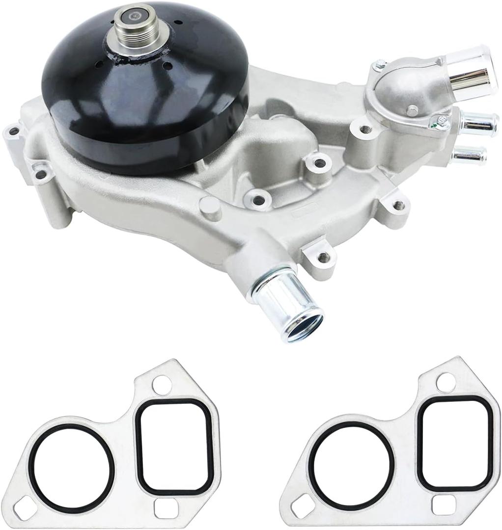 G9670B AW6009 Water Pump with Thermostat for 2007-2019 Chevy GMC 4.8 5.3 6.0 6.2L Escalade Silverado Express Surburban Tahoe Envoy Sierra Yukon 45010 130-9670