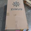 ZINUS 12 Inch King Green Tea Memory Foam Mattress [New Version], Fiberglass free, Medium Firm Feel, Zoned Pressure Relief, Certified Safe Foams & Fabric, Mattress in A Box, White)