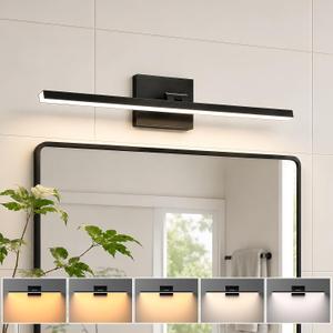 24 Inch Bathroom Vanity Light, Bathroom Light Fixtures Over Mirror