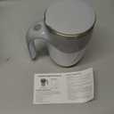 Self Stirring Coffee Mug, 13 oz Self Stirring Mug, Automatic Self Stirring Cup with Lid, Stainless Steel Coffee Mug for Coffee, Milk, Cocoa and Other Beverages at Office, Kitchen, Travel, 1Pcs