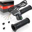 1PZ HA3-GP6 36V Throttle Grip Waterproof LCD Display Handle Twist Grip Clamp Replacement for Electric Bike Scooter