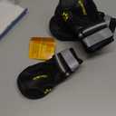 QUMY Dog Shoes for Large Dogs, Medium Dog Boots & Paw Protectors for Winter Snowy Day, Summer Hot Pavement, Water-Resistant in Rainy Weather, Outdoor Walking, Indoor Hardfloors Skid-Resistant Sole (Size 6: 2.6''x3.0''(W*L) (Pack of 4))