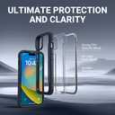 RAPTIC Shield for iPhone 16 Plus Case, [for 2024 Capture Button Shockproof Protective Clear Case], Military Grade 13ft Drop Tested, Durable Aluminum Frame, Anti-Yellowing Case, 6.7 inch, Mocha