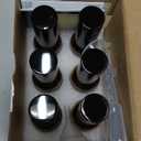 YIZHAO Amber Glass Spray Bottles 1oz, with Small Fine Mist Spray, Metal Cap, Refillable for Essential Oil,Travel,Cleaning,Perfume,Aromatherapy,Makeup 6 Pcs