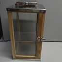 HD Designs Metal & Wood Lantern, 16 in