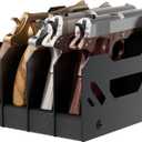 Gun Rack for Pistol, Soft Foam Pistol Rack for Gun Safe, Cabinet, Storage, Durable Handgun Stand Organizer Accessories with Moisture&Scratch Resistance&Anti-Slip (4 SLOTS)