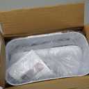 Compost Bin Kitchen for Countertop or Under Sink, 2.6 Gallon Hanging Small Trash Can with Lid, Garbage Can for Cabinet Door, Indoor/outdoor Food Waste Bin for Kitchen, Bathroom, RV, Office, White