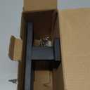 JOPOFI Towel Ring - Thicken SUS 304 Stainless Steel Towel Holder, Towel Racks for Bathroom, Square Modern Design Hand Towel Holder, Contemporary Hand Towel Bar - Matte Black (1PCS)