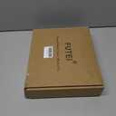 FUTEI Light Purple White Decorative Throw Pillow Covers 20x20 Inch Set of 2,Soft Tie Dye Faux Rabbit Fur Striped Texture Cushion Covers,Modern Home Decor for Couch Bed Living Room