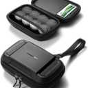 Spigen Golf Essentials Organizer Pouch - Golf Accessories/Valuables Holder and Case Fits Balls, Tees, Markers, Gloves (Black)