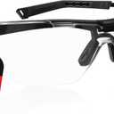 NoCry Anti Fog Safety Glasses for Men and Women  ANSI Z87 Rated, Scratch-Resistant Eyewear with Adjustable Temples and Nose Pad  100% UV Eye Protection (Clear)